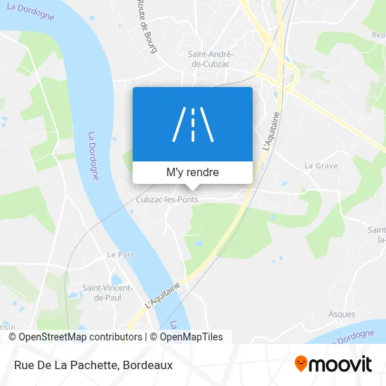 Rue De La Pachette plan