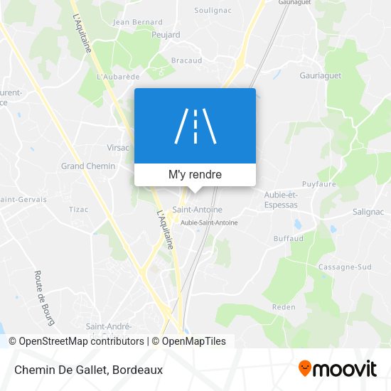Chemin De Gallet plan