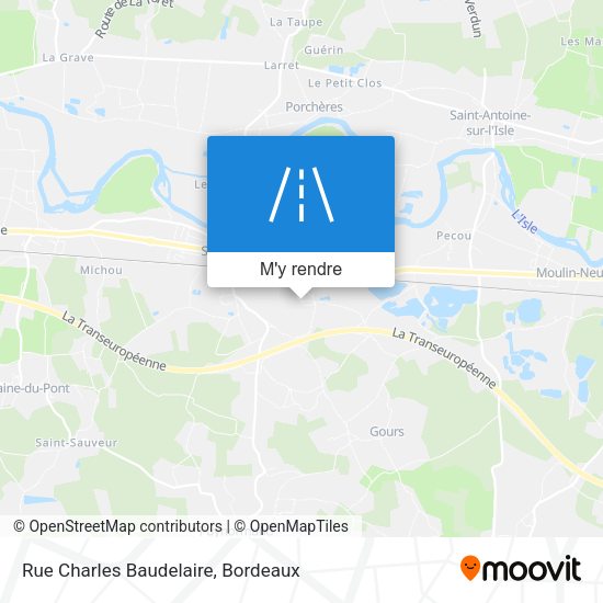Rue Charles Baudelaire plan