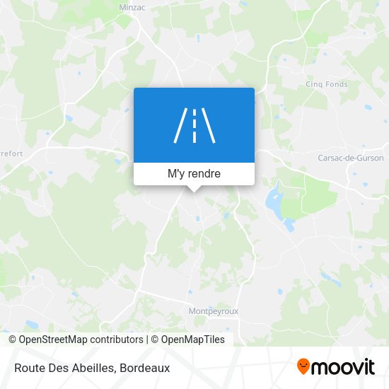 Route Des Abeilles plan