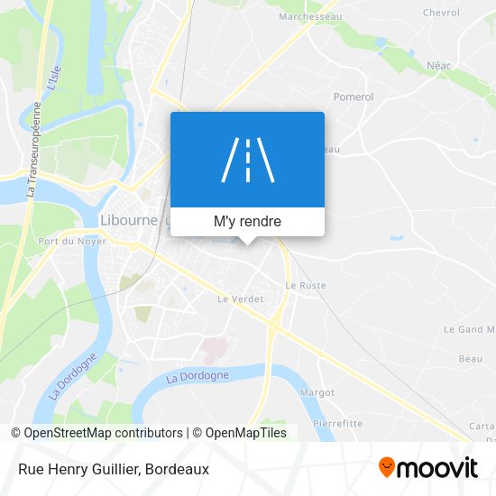 Rue Henry Guillier plan