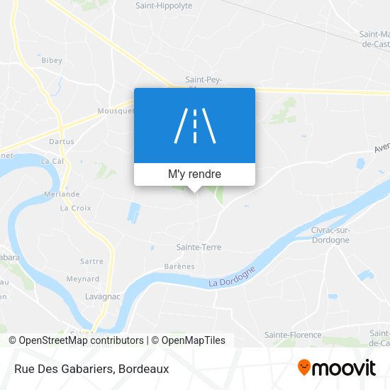 Rue Des Gabariers plan