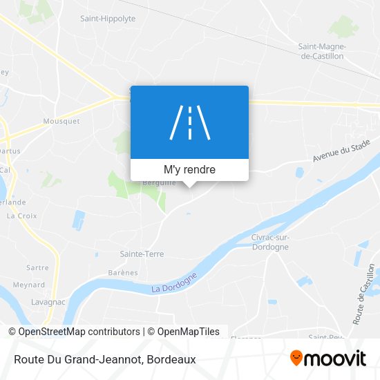 Route Du Grand-Jeannot plan
