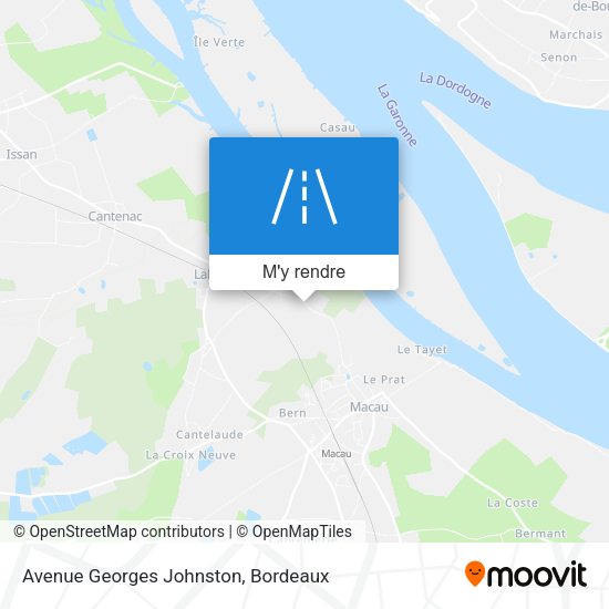 Avenue Georges Johnston plan