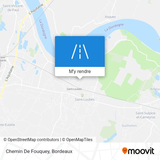 Chemin De Fouquey plan