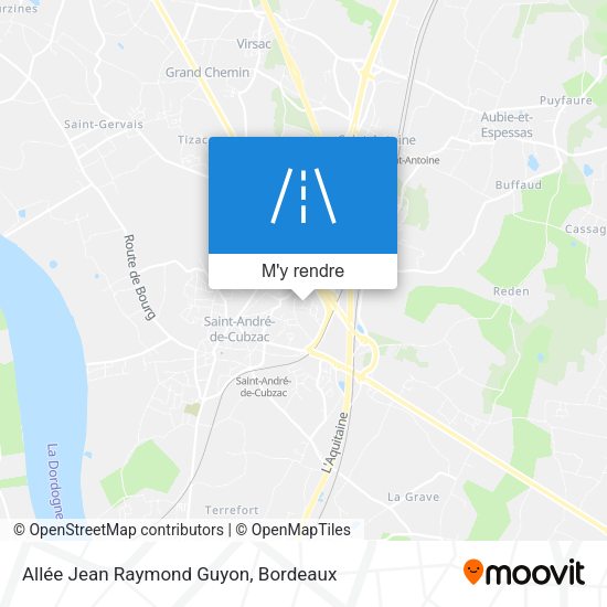 Allée Jean Raymond Guyon plan