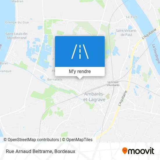Rue Arnaud Beltrame plan