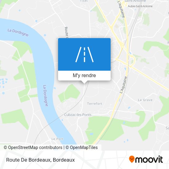 Route De Bordeaux plan