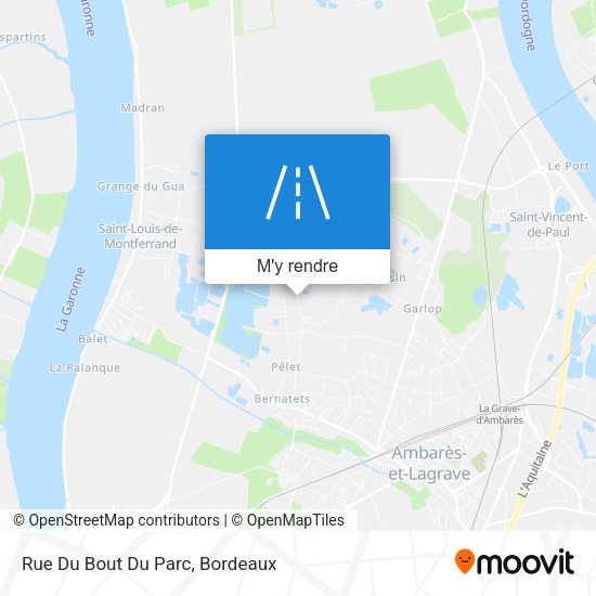 Rue Du Bout Du Parc plan