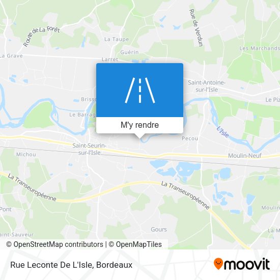 Rue Leconte De L'Isle plan