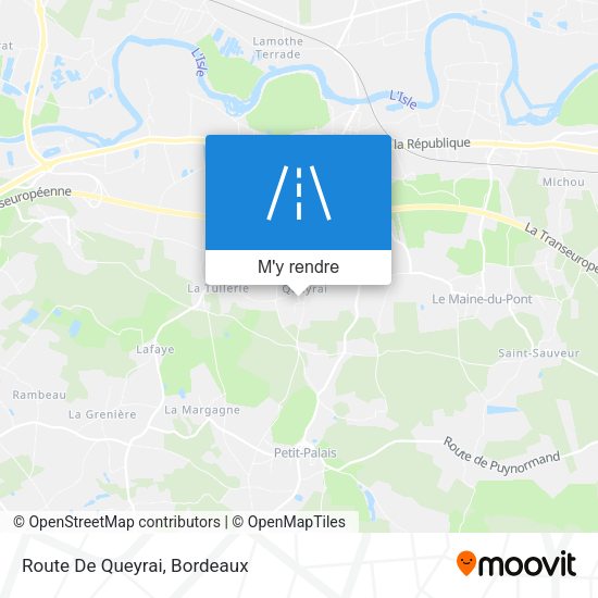 Route De Queyrai plan