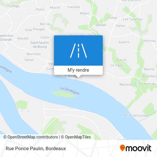 Rue Ponce Paulin plan