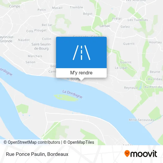 Rue Ponce Paulin plan