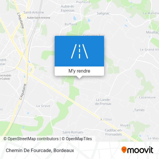 Chemin De Fourcade plan