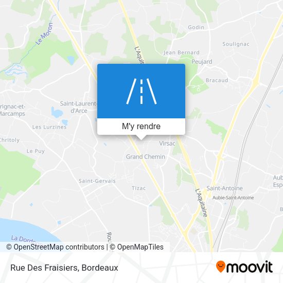 Rue Des Fraisiers plan
