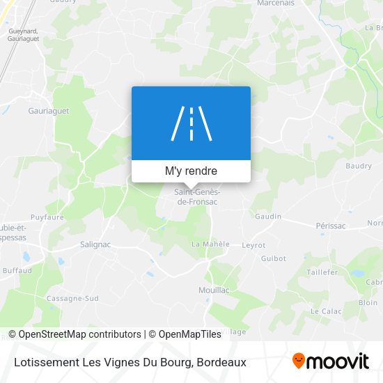 Lotissement Les Vignes Du Bourg plan