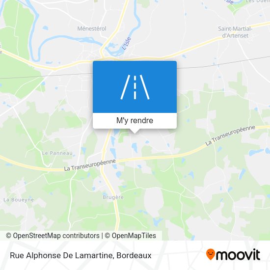 Rue Alphonse De Lamartine plan