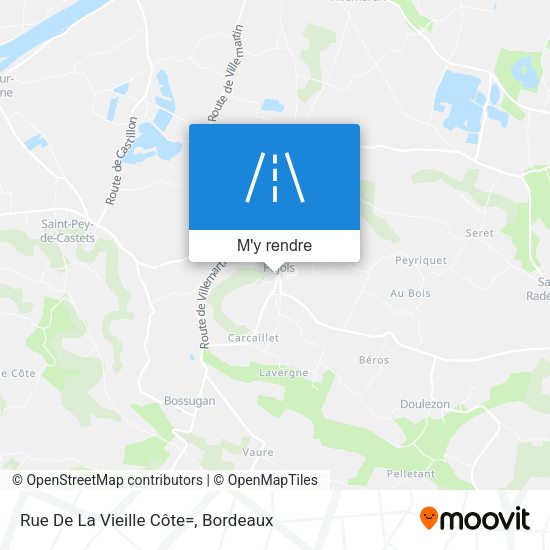 Rue De La Vieille Côte= plan