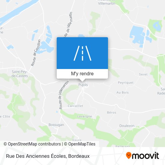 Rue Des Anciennes Écoles plan