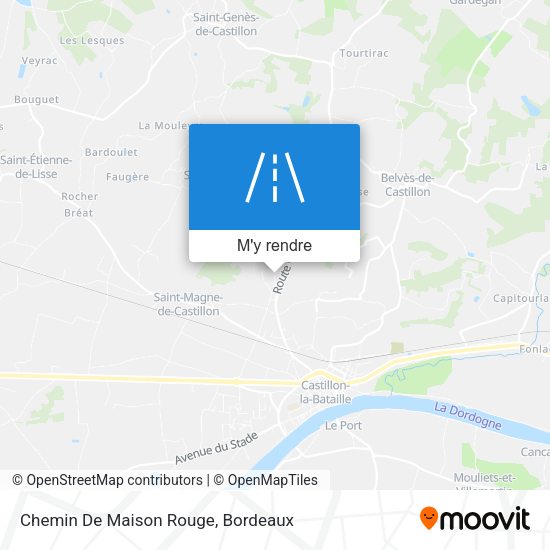 Chemin De Maison Rouge plan