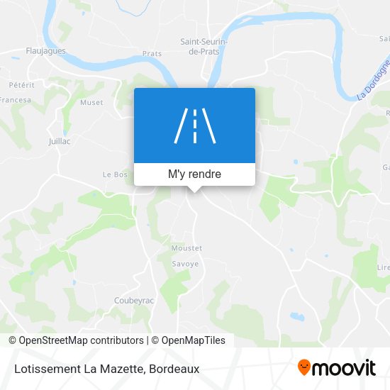 Lotissement La Mazette plan