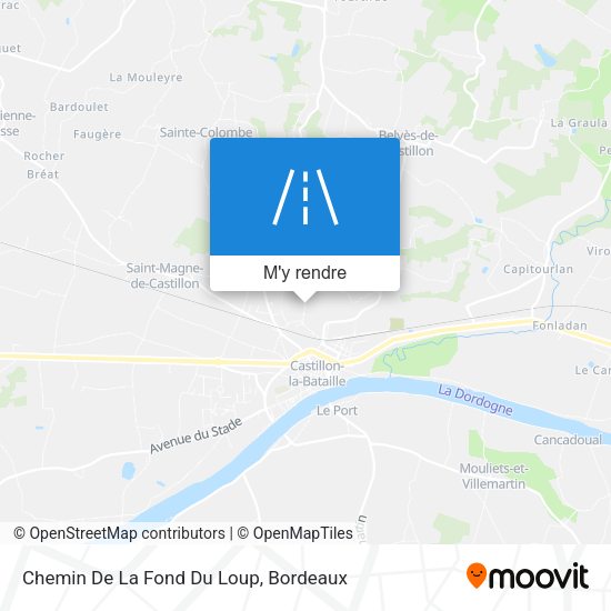 Chemin De La Fond Du Loup plan