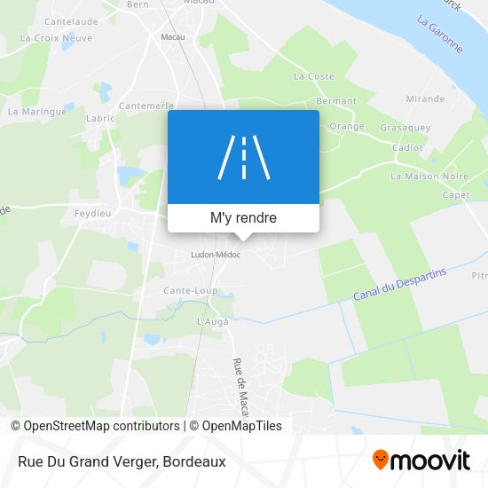 Rue Du Grand Verger plan