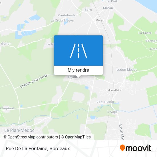 Rue De La Fontaine plan
