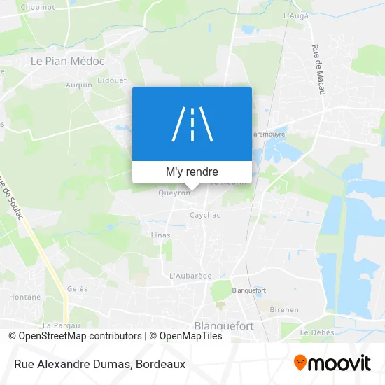 Rue Alexandre Dumas plan