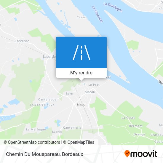 Chemin Du Mouspareau plan