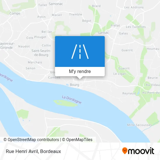 Rue Henri Avril plan