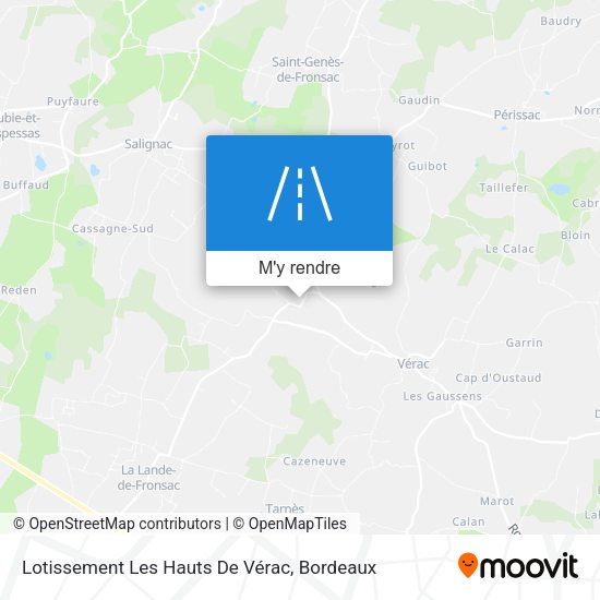 Lotissement Les Hauts De Vérac plan