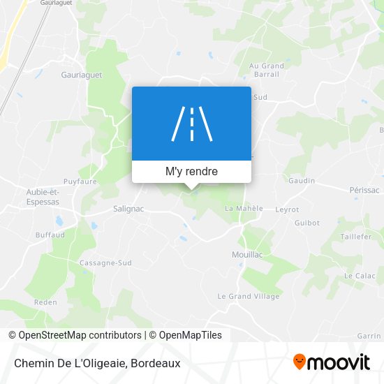 Chemin De L'Oligeaie plan