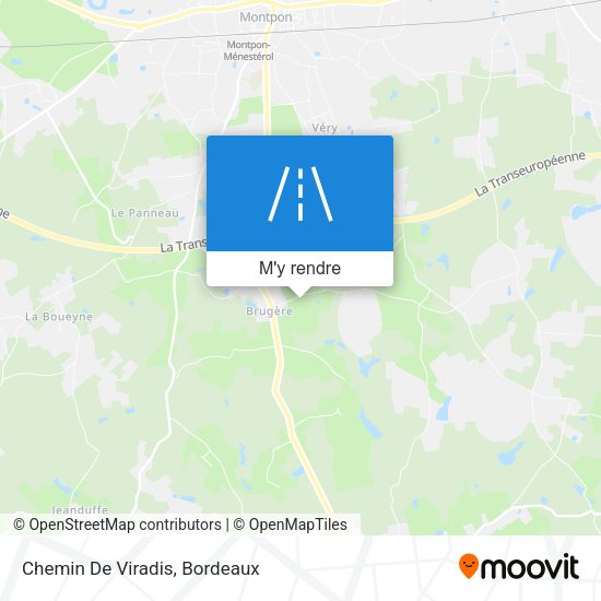 Chemin De Viradis plan