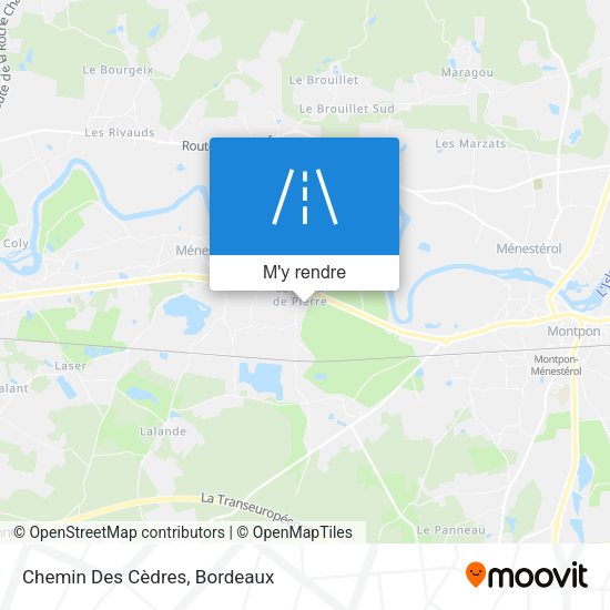 Chemin Des Cèdres plan