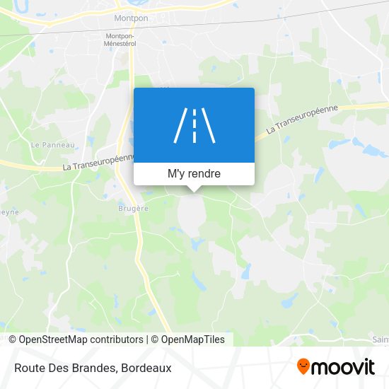 Route Des Brandes plan