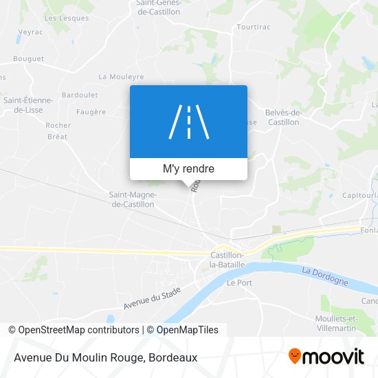 Avenue Du Moulin Rouge plan