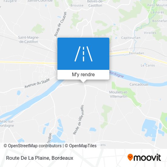 Route De La Plaine plan