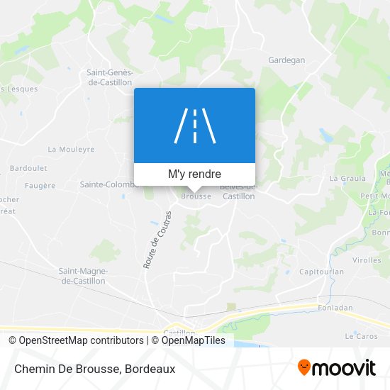 Chemin De Brousse plan