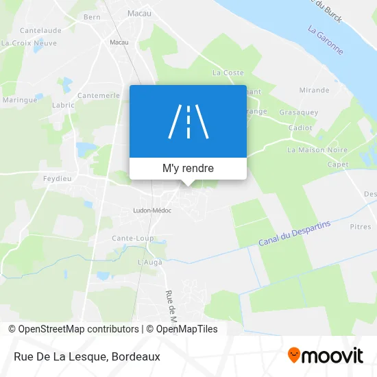 Rue De La Lesque plan