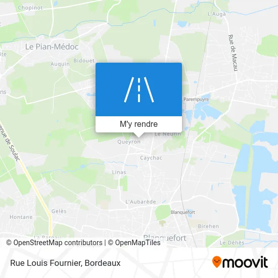 Rue Louis Fournier plan