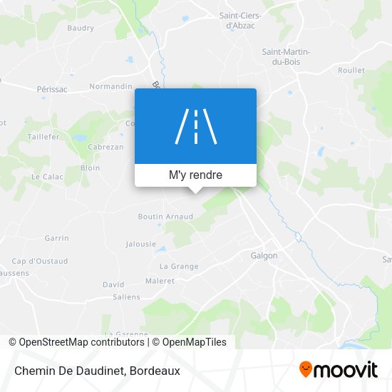 Chemin De Daudinet plan