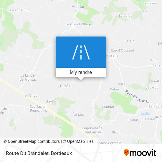 Route Du Brandelet plan