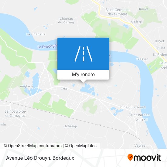 Avenue Léo Drouyn plan