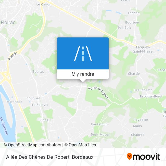 Allée Des Chênes De Robert plan