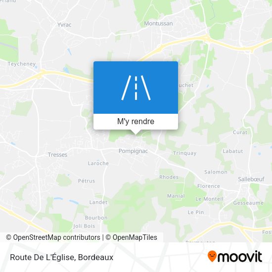 Route De L'Église plan