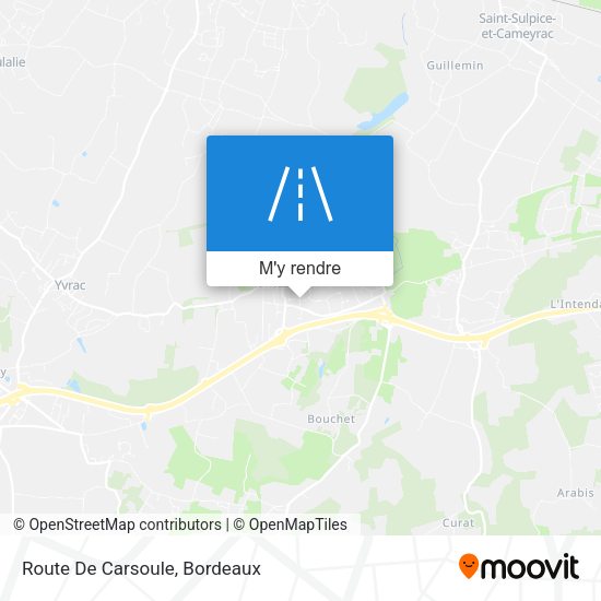 Route De Carsoule plan