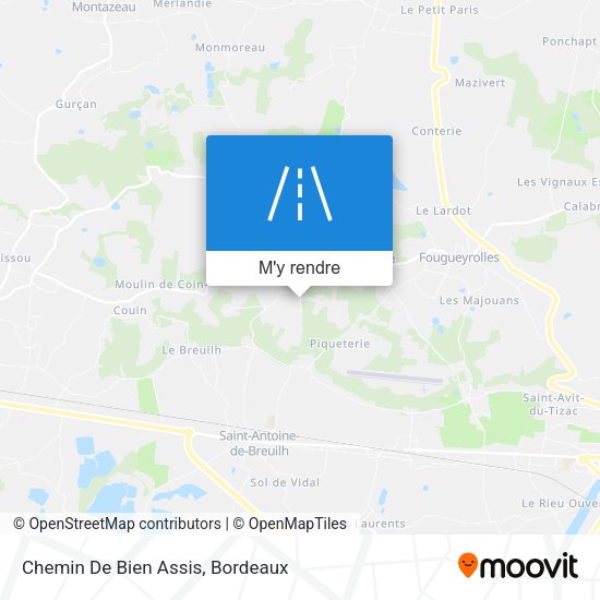 Chemin De Bien Assis plan