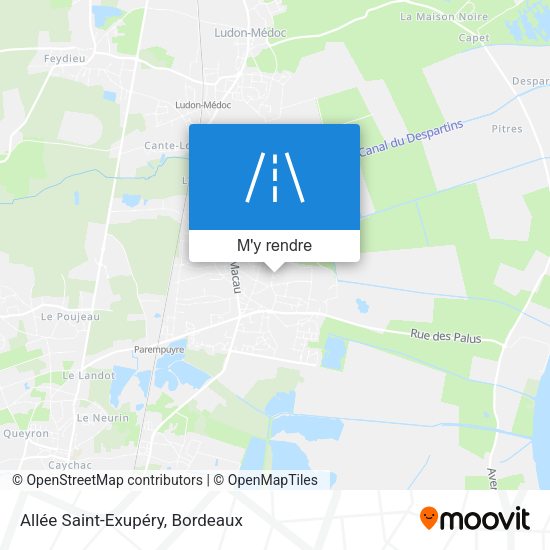 Allée Saint-Exupéry plan