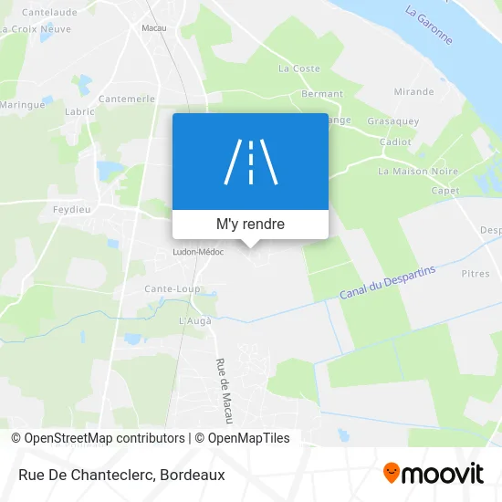 Rue De Chanteclerc plan